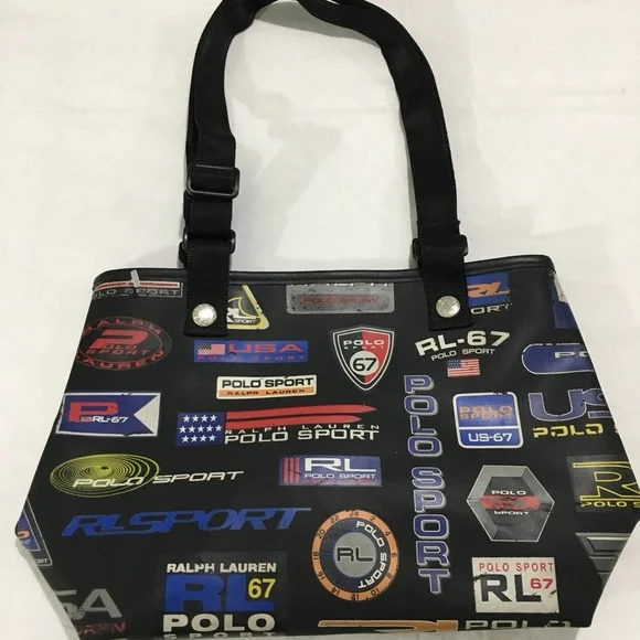 Ralph Lauren Bags Vintage Womens Ralph Lauren Polo Sport Bag Multicolor Adjustable Clutch Purse Poshmark